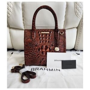 Brahmin Small Caroline-Pecan Melborne w/dustbag